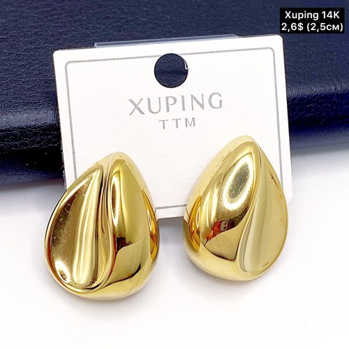 Сережки Xuping14К 10485 (2,5 см.) 